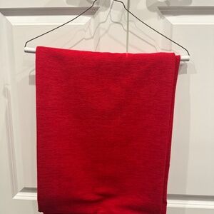 Crate & Barrel Ruby Linen 60” X 90" Tablecloth